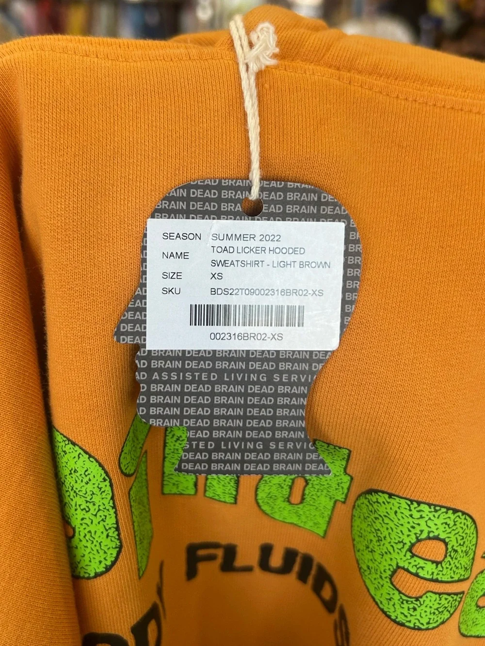 Brain Dead Toad Licker Hooded Sweatshirt - Picture 4 of 4